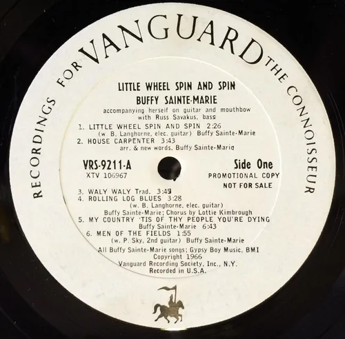 Vista 3 de Disco de vinilo Buffy Sainte Marie Little Wheel Spin y Spin