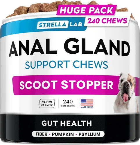 Vista 13 de STRELLALAB Masticables de apoyo de la glándula anal - Tratamiento Scoot Soporte de glándula anal
