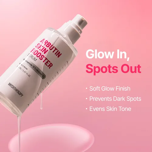 Vista 4 de MEDITHERAPY Arbutin Skin Booster Serum for Face 5.07 fl. oz – Suero facial coreano con 10% de niacinamida y 2% de arbutina – Alfa Arbutina se dirige