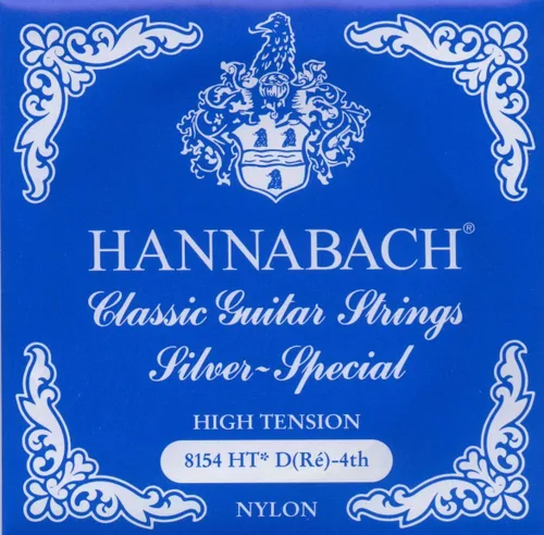 Vista 31 de Hannabach Serie 815 - Cuerda de guitarra (tensión baja) plateada especial, única E1 para guitarra clásica (652511)