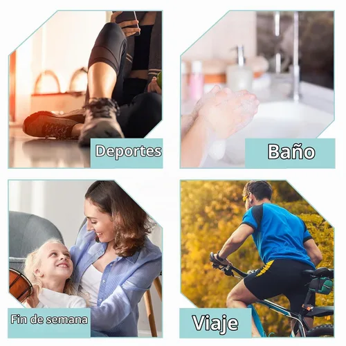 Vista 5 de Tekson Botellas de tamaño de viaje de 3.4 onzas, botella de enjuague bucal de viaje, recipientes rellenables para cosméticos con tapa de rosca