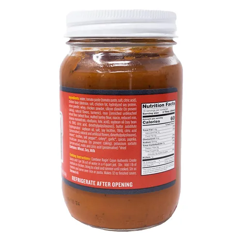 Vista 3 de Salsa criolla completamente cocida 16 oz Ragin' Cajun (paquete de 4)