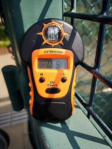 Vista 5 de Detector UV para medir el nivel de luz solar UV - Detector UV portátil de mano de luz solar (3A)