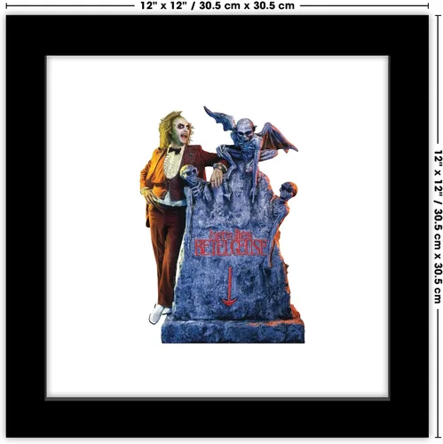 Vista 6 de Trends International Gallery Pops Beetlejuice - Póster de pared de Beetlejuice, 12.00 x 12.00 pulgadas, versión de marco negro
