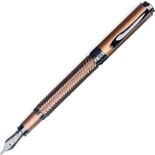 Vista 8 de Monteverde Innova Formula M - Pluma estilográfica, negra, punta media, con revestimiento PVD premium, recargable, punta de acero inoxidable JoWo