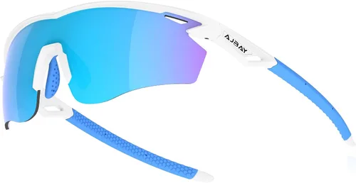 Vista 12 de Lentes de sol deportivos polarizados para hombres y mujeres, lentes de sol envolventes para correr, ciclismo, béisbol, pesca, golf, senderismo
