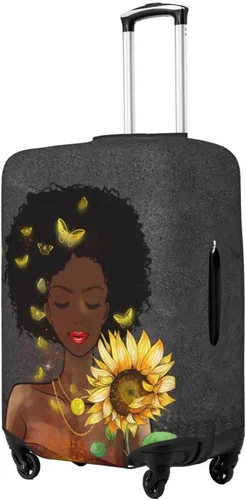 Vista 2 de Maleta De Viaje Protector Explosión Pelo Girl3 Elástica Protectora Lavable Cubierta De Equipaje Con Cremallera Oculta Adecuado Para, Estilo71
