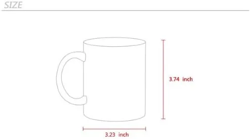 Vista 4 de Taza de color blanco con texto en inglés "I DON'T HAVE A DIRTY MIND, I HAVE A SEXY IMAGINATION " taza de café de cerámica blanca (11 oñas) – Mejor