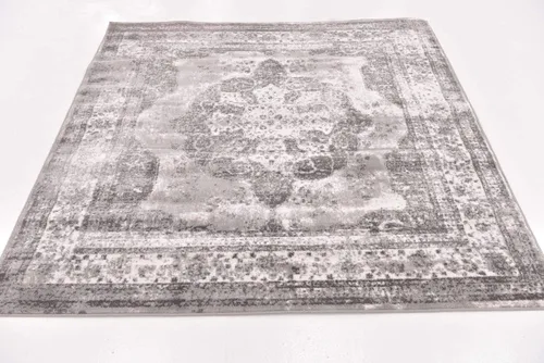 Vista 496 de Unique Loom Sofia Collection - Alfombra de área - Salle Garnier (3' 3" x 5' 3" Rectángulo, Turquesa/Azul)