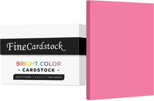 Vista 12 de Papel de alta calidad para tarjetas de colores, caja de 1000 hojas, cartulina de peso medio de 65 libras, perfecta para suministros escolares, artes