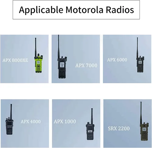 Vista 5 de Motorola APX 6000 - Antena corta compatible con APX 4000/7000, 764-870 MHz, GPS, NAR6595A (paquete de 1)