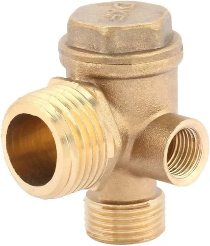 Vista 4 de Válvula de retención del compresor de aire, herramienta roscada masculina del conector del tubo de la válvula de retención del compresor de aire