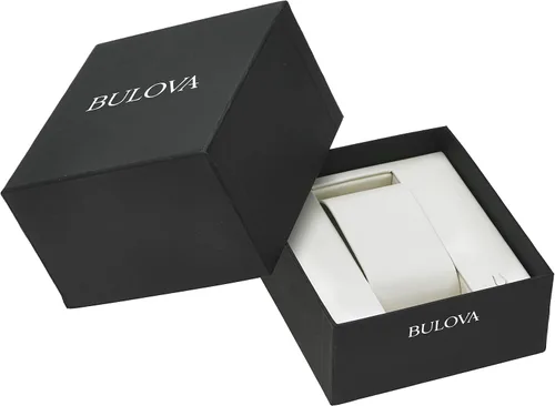 Vista 4 de Bulova 98R182 Reloj analógico de cuarzo de dos tonos para mujer