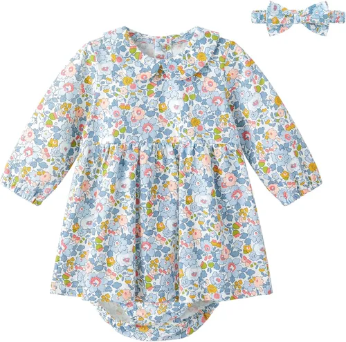 Vista 130 de pureborn Vestido de bebé niña 0-24 meses