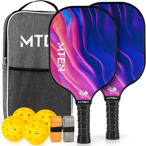 Vista 11 de Pickleball Paddles Set of 2 or 4, or Single Paddle – USAPA Approved Fiberglass Surface Pickleball Rackets Set for Men & Women