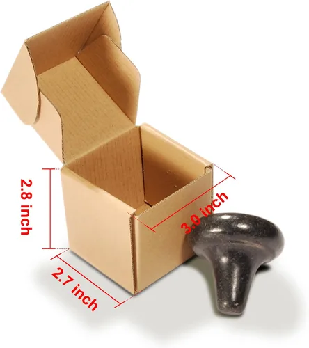 Vista 6 de Master Massage Kit de piedra de masaje caliente de basalto en forma de hongo con punto de gatillo, punto de presión y herramientas de acupresión