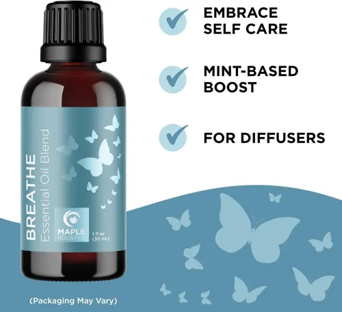Vista 5 de Juego de mezclas de aceites esenciales de aromaterapia, juego de aceites esenciales de sueño y respiración para difusor con aceites esenciales