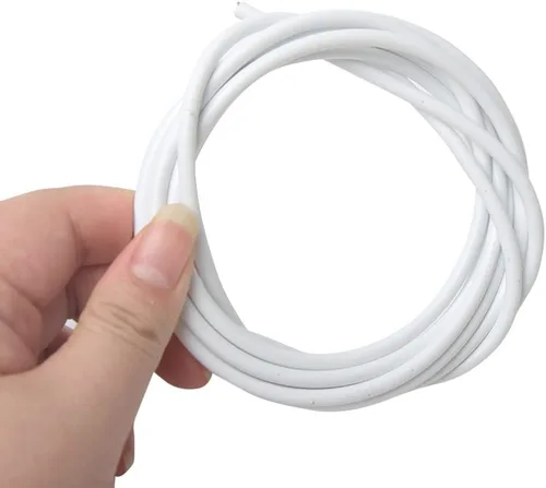 Vista 5 de Kit de cables de cortina de red para colgar de 2 a 13.1 ft, cuerda de cortina con ojos de gancho autoadhesivos para barra de cortina