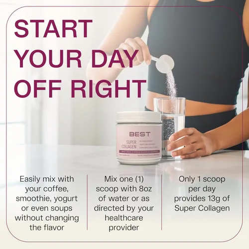 Vista 7 de FORTIBONE® Colágeno - 3 péptidos de colágeno bioactivos clínicamente apoyados con FORTIBONE®, FORTIGEL®, VERISOL® colágeno sin sabor para mujeres