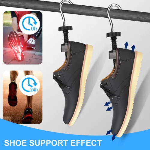 Vista 4 de eachway - Estirador de zapatos para hombre y mujer, ajusta el largo y ancho del calzado, L, para tallas de hombre de EE.UU. de 10 a 13.5, azul