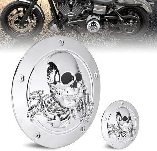 Vista 10 de Tapa de distribuidor de 5 agujeros y tapa de punto para Harley 1999-2014 Big Twin Cam EVO Touring Road King Electra Glide FLHR FLHX FXST Dyna Negro