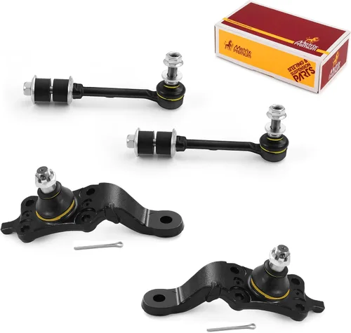 Vista 139 de Metrix Premium Chassis Parts - Juego de 4 piezas de articulación de rótula superior y barra estabilizadora delantera para Ford Ranger RWD 1998-2011