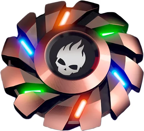 Vista 11 de Spinner de metal para niños y adultos, alta velocidad y silencio con luz brillante, spinner de dedos genial, anti-ansiedad y liberación de estrés