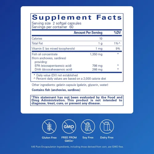 Vista 2 de Pure Encapsulations EPA Ultimate, 120 cápsulas de cápsulas blandas