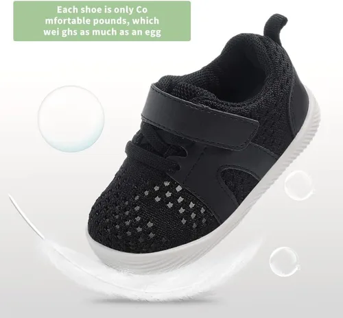 Vista 2 de Zapatos para bebés niños y niñas, antideslizantes, transpirables, para bebés de 6 a 18 meses