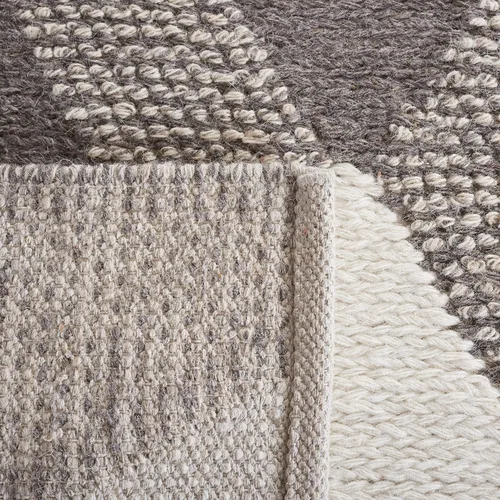 Vista 3 de SAFAVIEH Natura Collection - Alfombra de pasillo de 2 pies 3 pulgadas x 8 pies, marfil y beige, hecha a mano, lana bohemia de granja, ideal