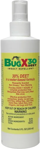 Vista 8 de Bug X 30 Spray repelente de insectos con 30% DEET – Botella de 2 onzas de repelente de insectos en aerosol repele insectos que pican insectos hasta