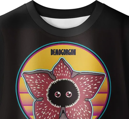 Vista 4 de DiDaDi Demogorgon - Disfraz para niños camisa de flores monstruo camisas largas y pantalones aterradores conjunto de ropa casual para niños de 2 a