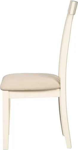 Vista 5 de Signature Design by Ashley Slannery - Silla de comedor, color blanco