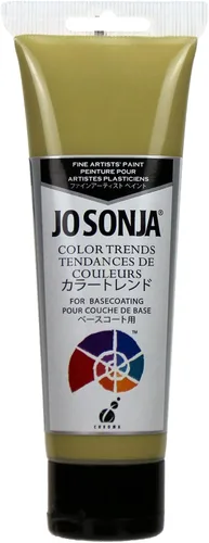 Vista 20 de Jo Sonja Color Trends - Tubo acrílico de flujo mate de 4 onzas - Latón antiguo