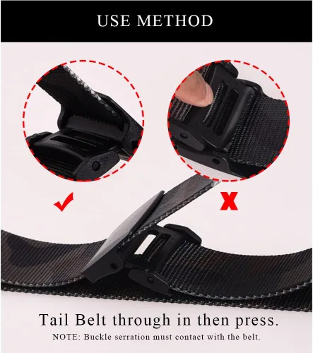 Vista 7 de SUMEIKE Cinturón sin níquel para hombre, no metálico, aprobado por la Tsa, correa plástica amistosa de la seguridad del aeropuerto, 1.5 '' de ancho