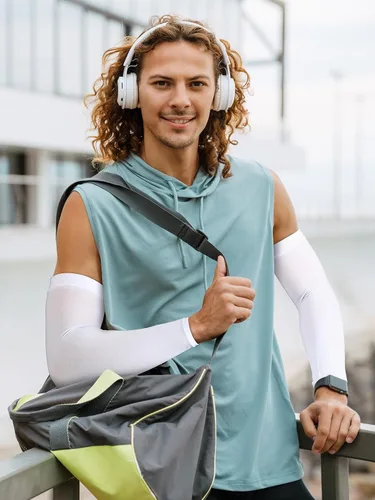 Vista 16 de Bememo 16 pares de mangas de brazo para hombres y mujeres, protección UV, mangas refrescantes para brazos, fundas para brazos