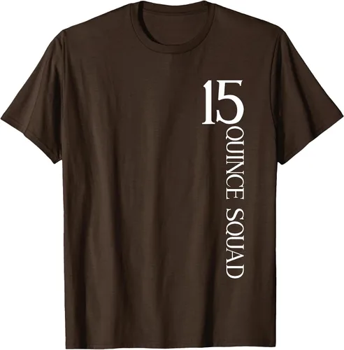 Vista 29 de Quince Squad Quinceanera 15th Birthday - Camiseta de quinceañera para niñas Asphalt Grey