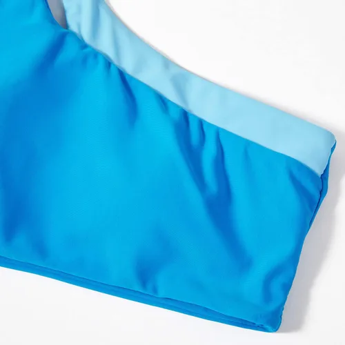 Vista 173 de MOOSLOVER Traje de baño de dos piezas con corte alto y cintura alta para mujer