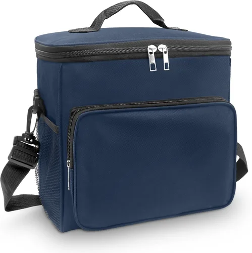 Vista 8 de Lonchera térmica para mujeres y hombres – Lonchera grande reutilizable para el trabajo, oficina, picnic, senderismo, playa, a prueba de fugas, Negro