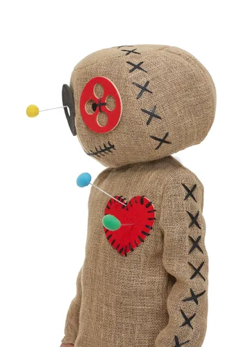 Vista 2 de Disfraz de muñeca de vudú infantil Multicolor