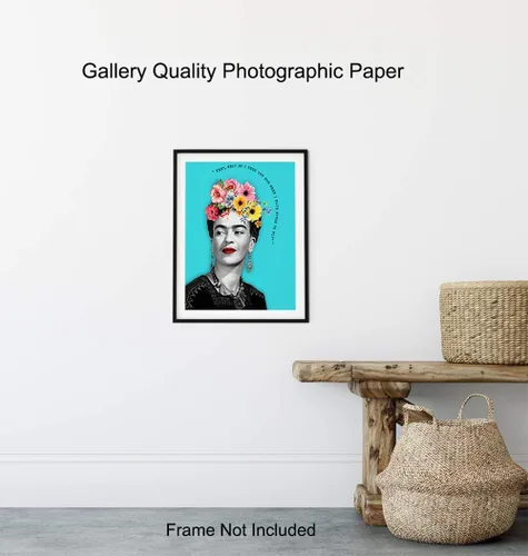 Vista 8 de Póster artístico para pared, 8 x 10 pulgadas, cita motivacional de arte moderno para dormitorio, baño, baño, oficina en casa, decoración pop