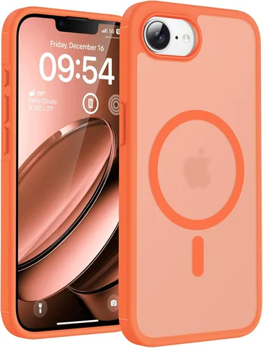 Vista 53 de TOCOL Funda para iPhone 17e, compatible con Magsafe, protección militar contra caídas, delgada, translúcida, mate, a prueba de golpes, para iPhone