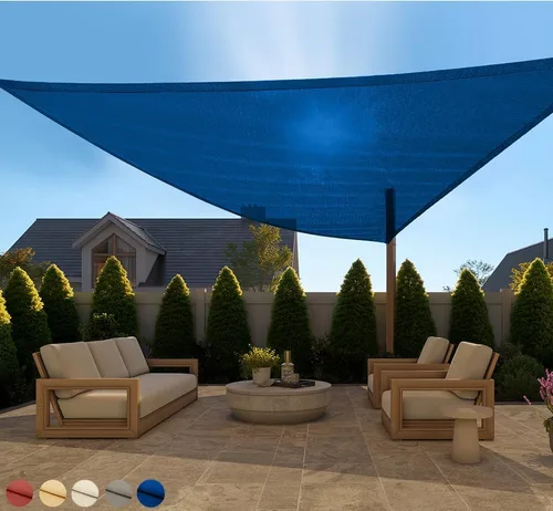 Vista 12 de GORILLA GRIP - Toldo parasol resistente, protección UV, resistente a la decoloración, desgarros y óxido, rectangular, con bordes curvos que bloquean