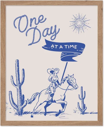 Vista 55 de Poster Master Póster de You've Yeed Your Last Haw, estampado retro de vaquero azul, arte occidental, arte moderno, arte del salvaje oeste, regalo