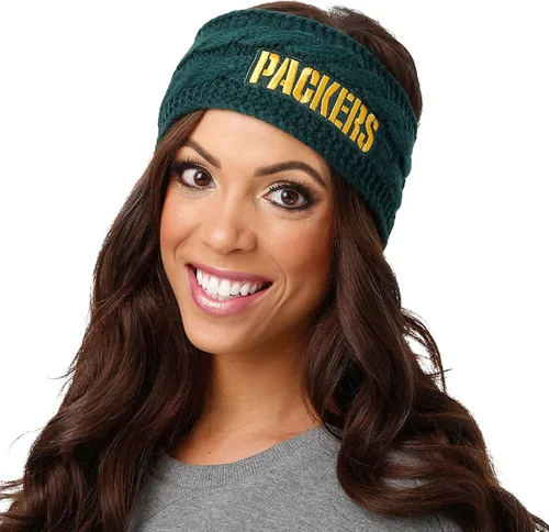 Vista 118 de FOCO Diadema de moda para mujer con logotipo de equipo de la NFL Gradiente impreso.
