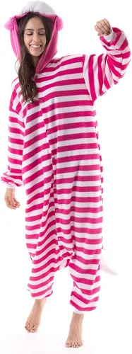 Vista 3 de Beauty Shine Unisex Adult Cartoon Costume Halloween Christmas Sleepwear Jumpsuit Onesies Plush Cosplay Pajamas