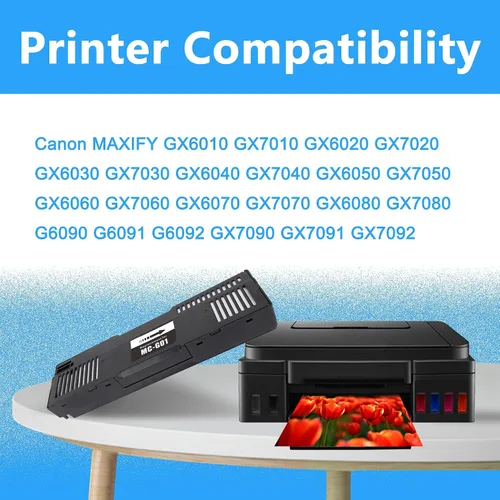 Vista 2 de Cartucho de mantenimiento MC-G01 de repuesto para Canon MAXIFY GX6010 GX7010 GX6020 GX7020 GX6030 GX7030 GX6040 GX7040 GX6050 GX7050 GX6060 GXX6060