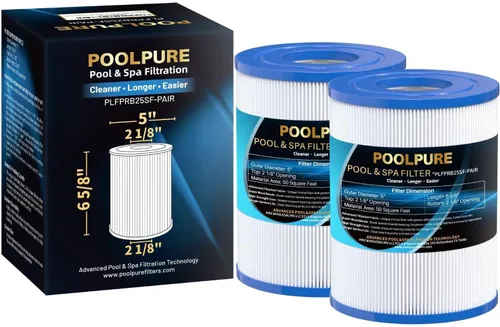 Vista 8 de POOLPURE Filtro antimicrobiano para spa que reemplaza a Pleatco PRB35-IN-M, Unicel C-4335RA, Guardian 409-219, Filbur FC-2385M, 03FIL1300, 17-2482