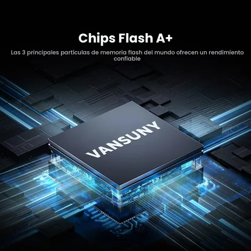 Vista 5 de Vansuny SSD externo portátil de 250 GB, USB 3.1 Gen2 430MB/s de transferencia de datos de alta velocidad, USB C Mini unidad de estado sólido externa