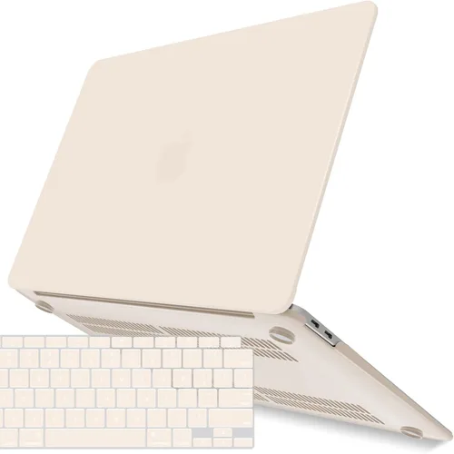 Vista 34 de IBENZER Compatible con Nuevo MacBook Air de 13 pulgadas Funda 2022 2021 2020 M1 A2337 A2179 A1932, Carcasa Rígida de Plástico con Cubierta de azul